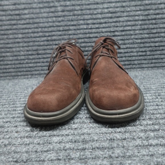 Ecco Shoes Mens 9 B Brown Suede Casual Oxford Shock Point Sneaker Career Office main image 9
